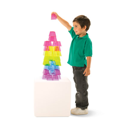 60310 Crystal Color Stacking Blocks Child