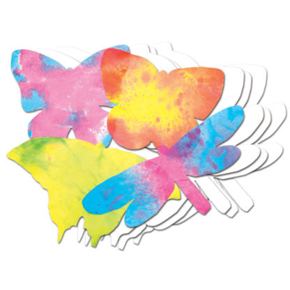 2445 Color Diffusing Butterflies Colored and Blank