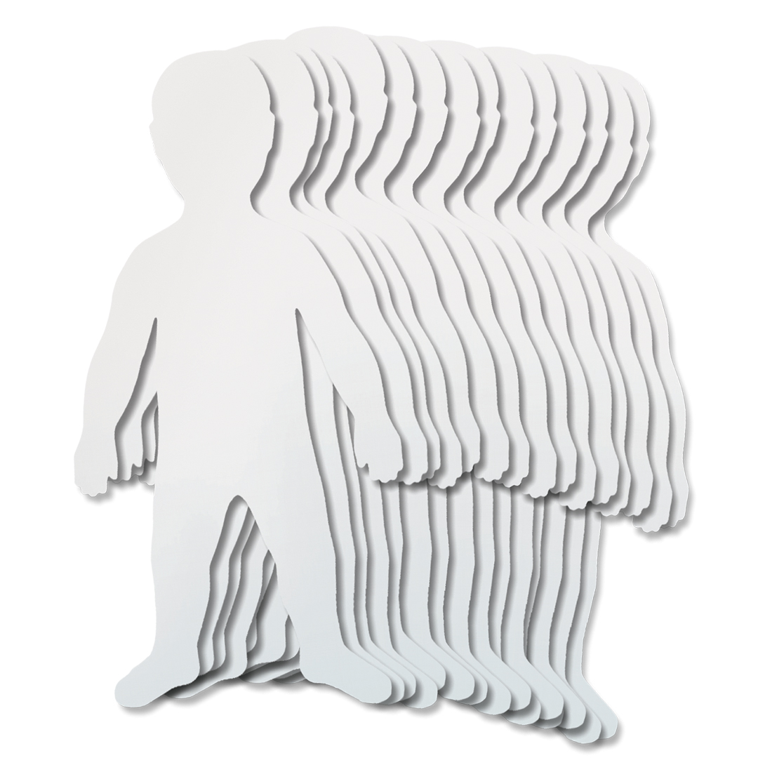 Buy Life-Size Finger Paint Paper - Kid Shape (Pack of 24) at S&S Worldwide
