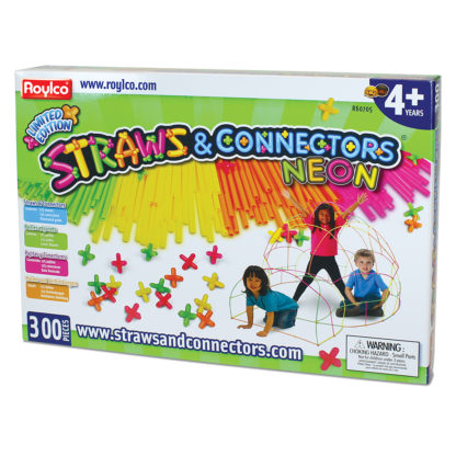 60705 Neon Straws and Connectors Box