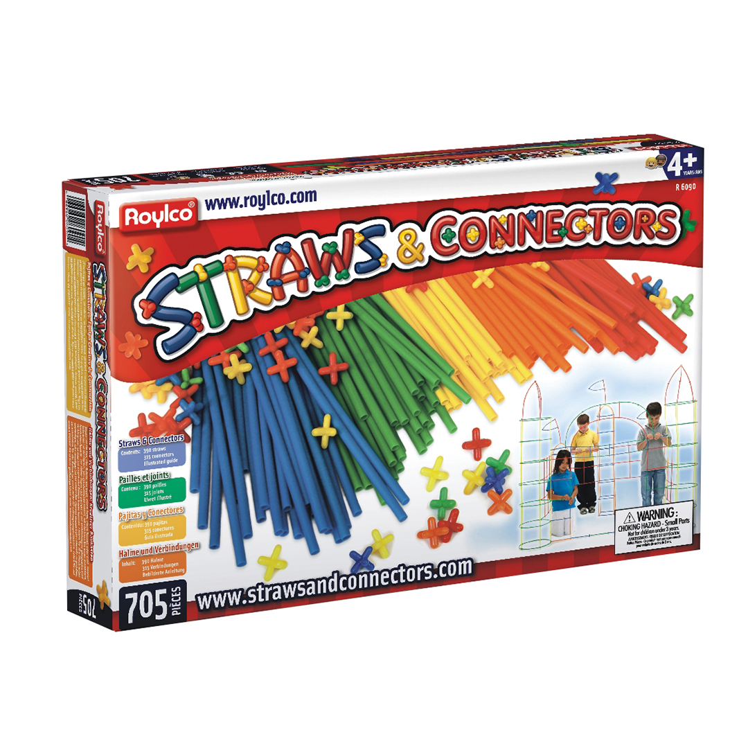 300 Piece Straws and Connectors Building Set Construction Toys 
