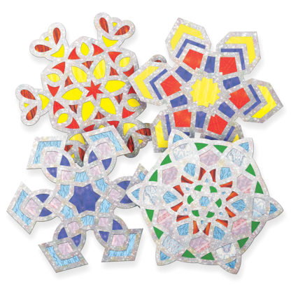 52085 Snowflake Stained Glass Frames