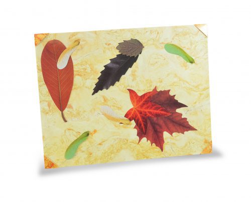 15401 Marble paper - Yellow Leaves