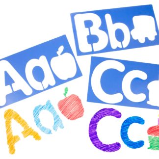 Big Alphabet And Picture Stencils