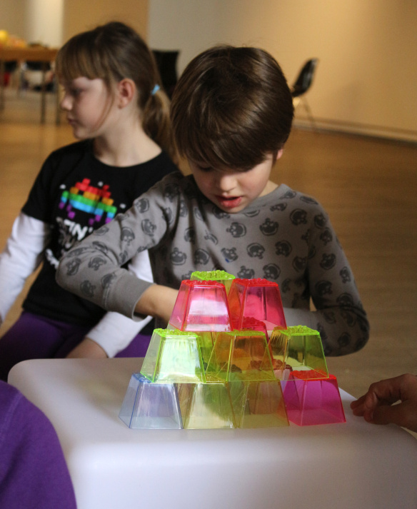 crystal color stacking blocks