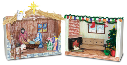 Image of Diorama Christmas Artwork