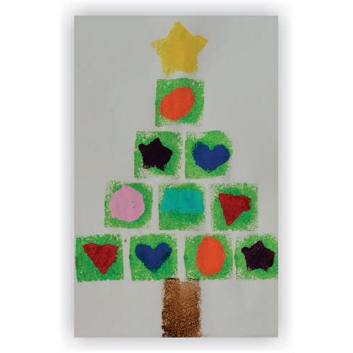 Roylco Sponge Paint Christmas Tree