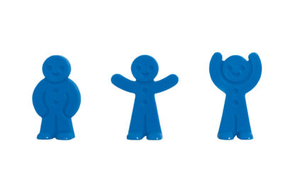 Image of Topple Counters showing three blue characters