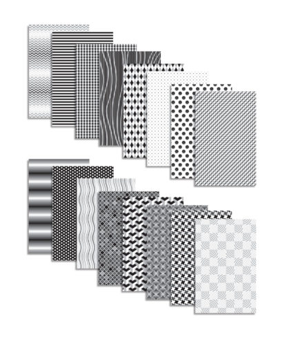 Image of Roylco's Black and White paper display