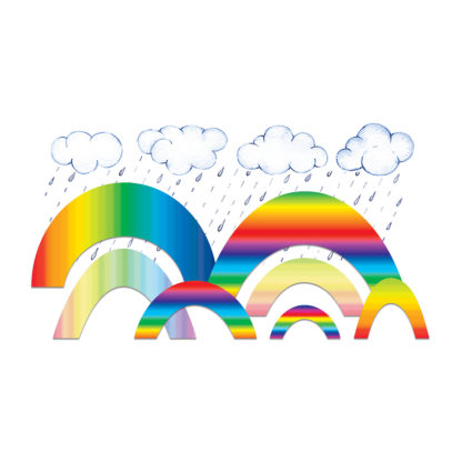 15421 Double Sided Rainbow Paper Craft