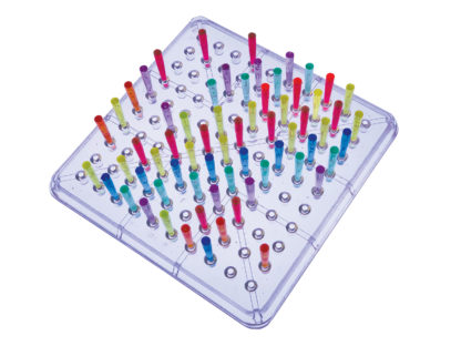 Color Beams Peg Board Kit Multi-color Pegs