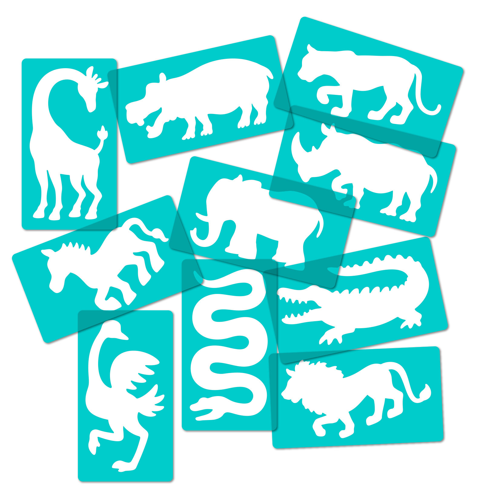 Safari Animal Stencil Tracers – Roylco