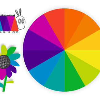 Color Wheel Mosaics
