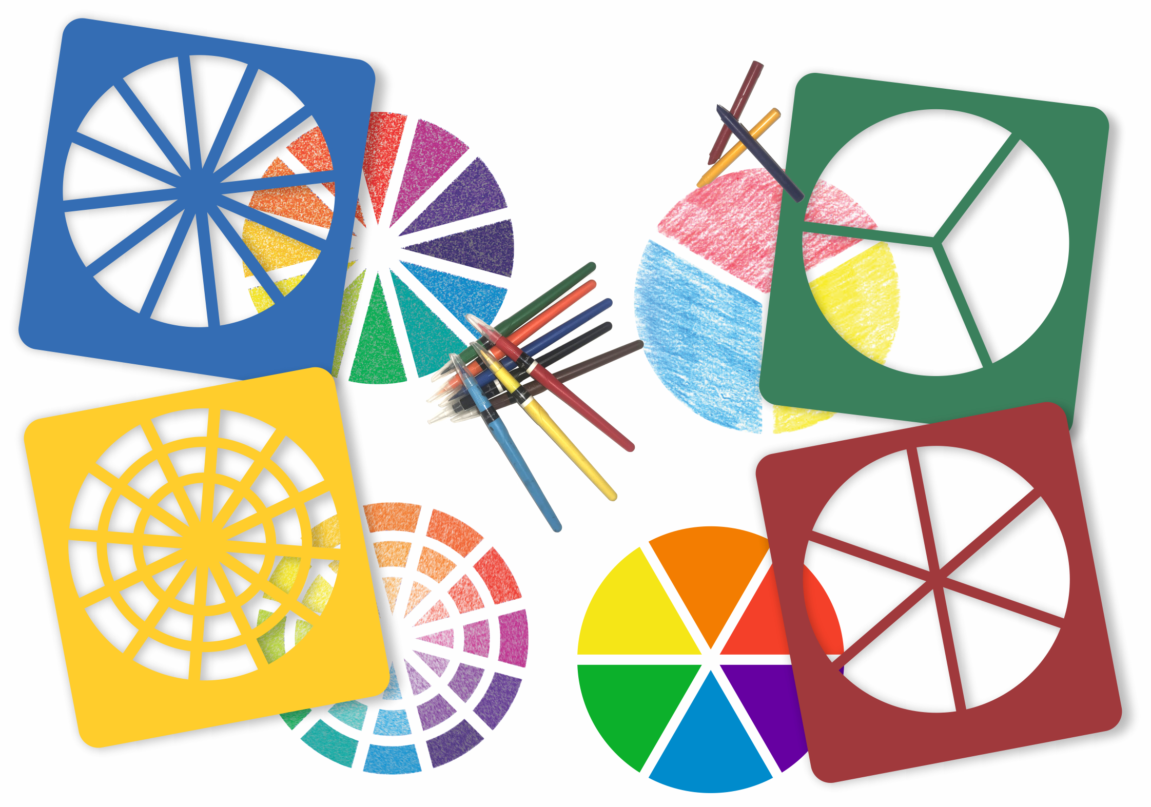 Color Wheel Spinner Art Lesson & Worksheets for Elementary & Middle School  Art