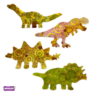 Color Diffusing Dinosaurs