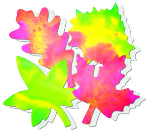 Color Diffusing Leaves by Roylco