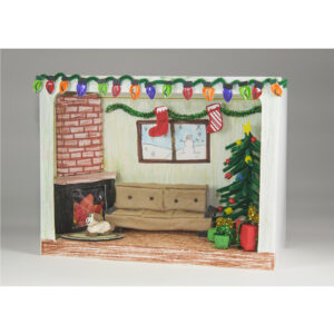 Fold-up box for a diorama project