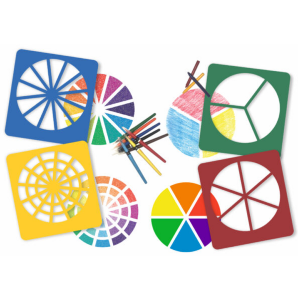 Color Wheel Stencils