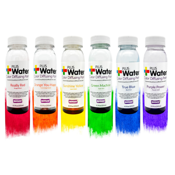 PlusWater vibrant liquid watercolor for artists and teachers, Mother's Day Craft supplies