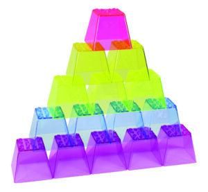 Crystal Color Stacking Blocks by Roylco