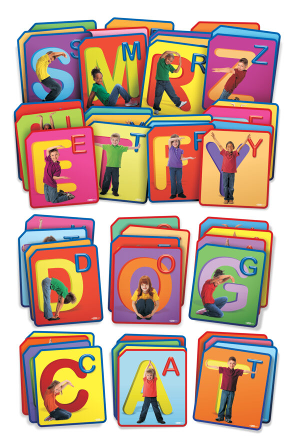 Education letter cards for kids, encouraging movement for kids with letter cards, learning literacy, letter lesson cards, Preschool Letter cards, Learning letter literacy cards, Letter cards for active learning