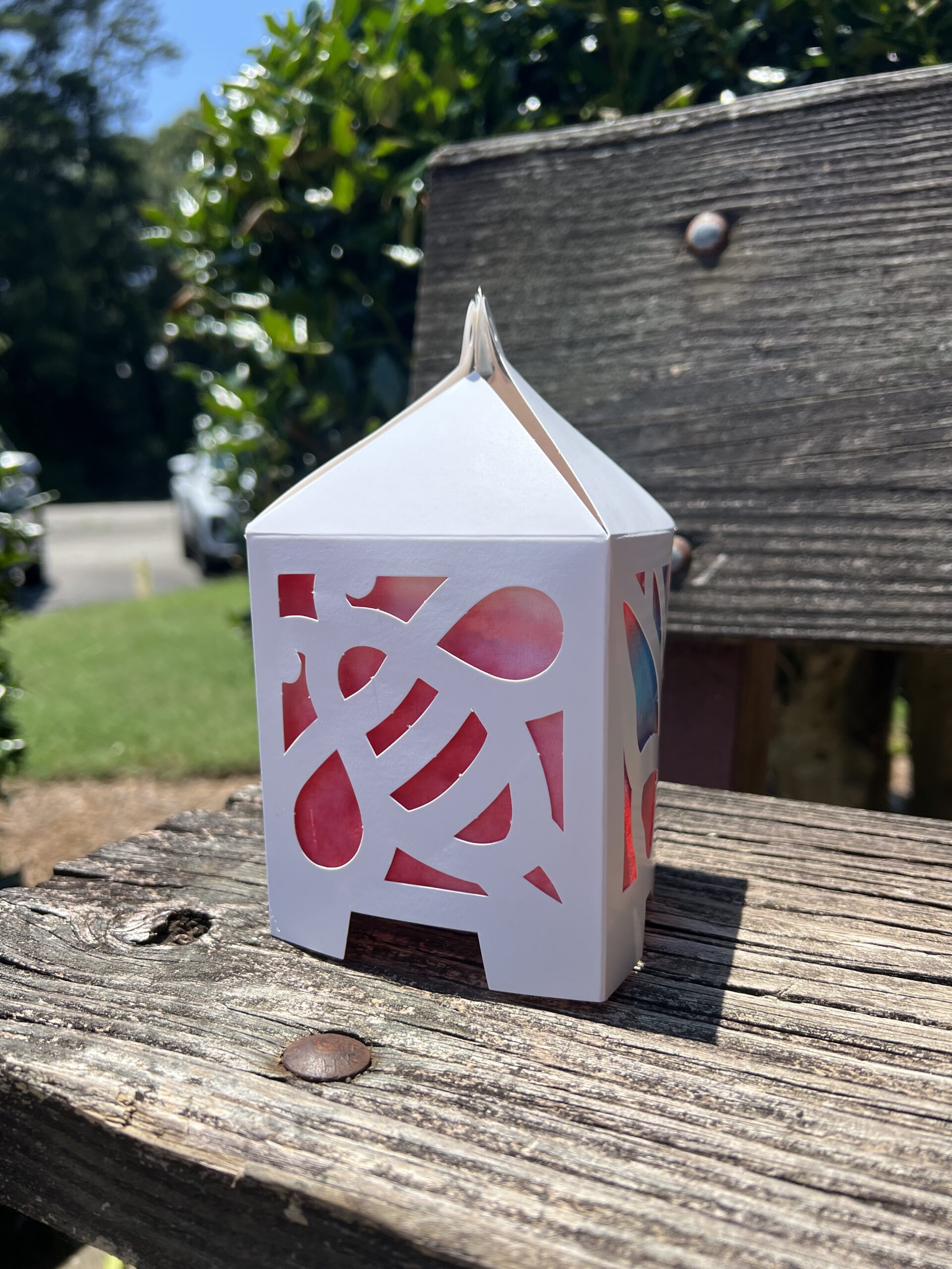 Roylco Stained Glass Lantern, 4th of July Crafts for kids