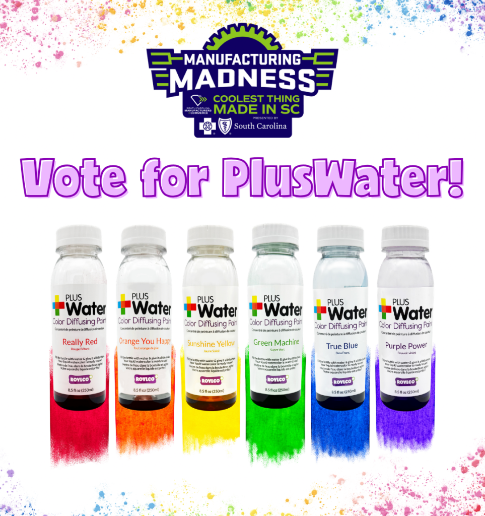 PlusWater Paint is featured in SC Manufacturing Madness