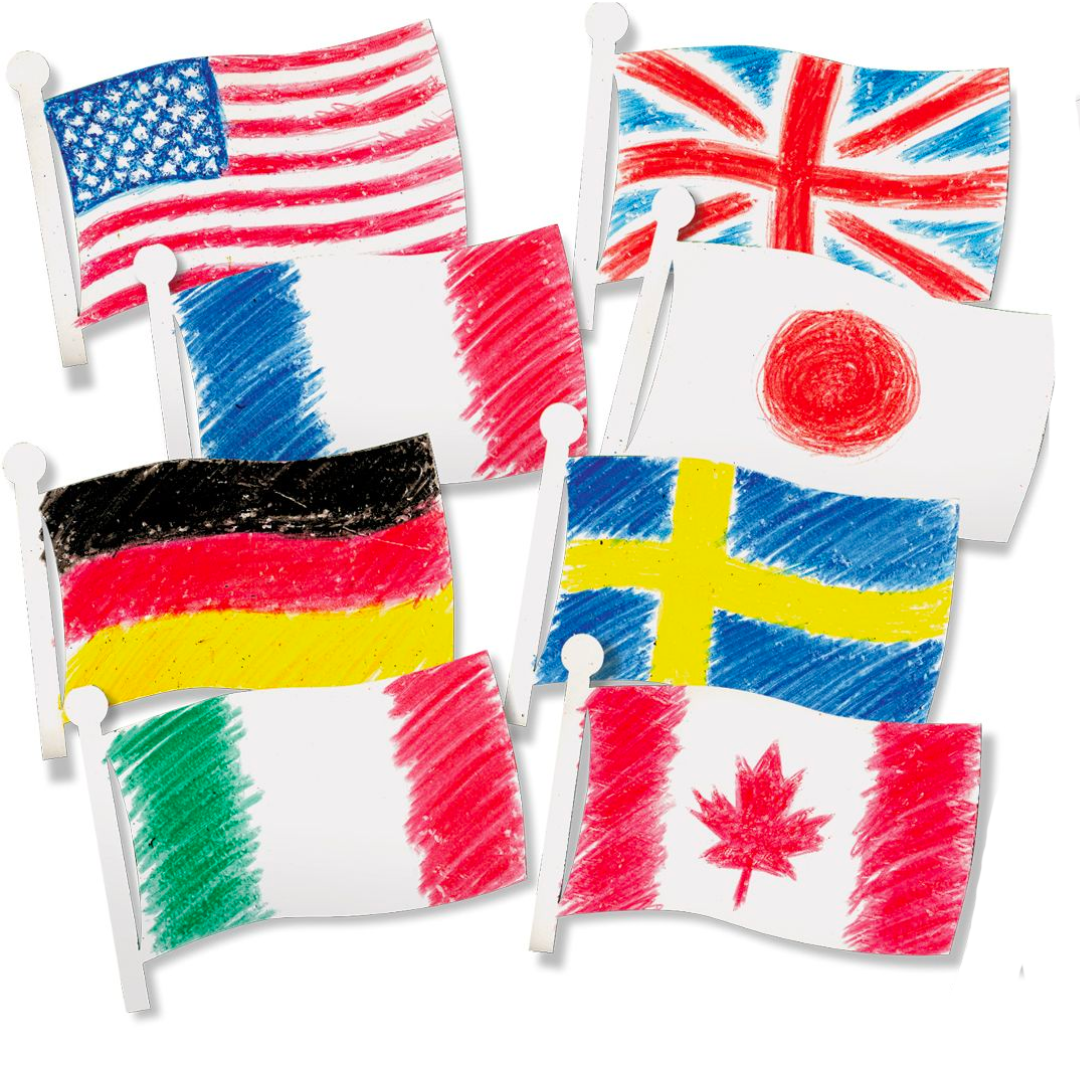 Roylco Flag Designer, Memorial Day Craft for Kids, Fourth of July Crafts